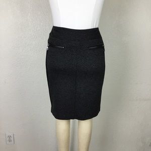 Studio Point Womens Size 8 Jersey Black/Grey Mini Stretch Lightweight